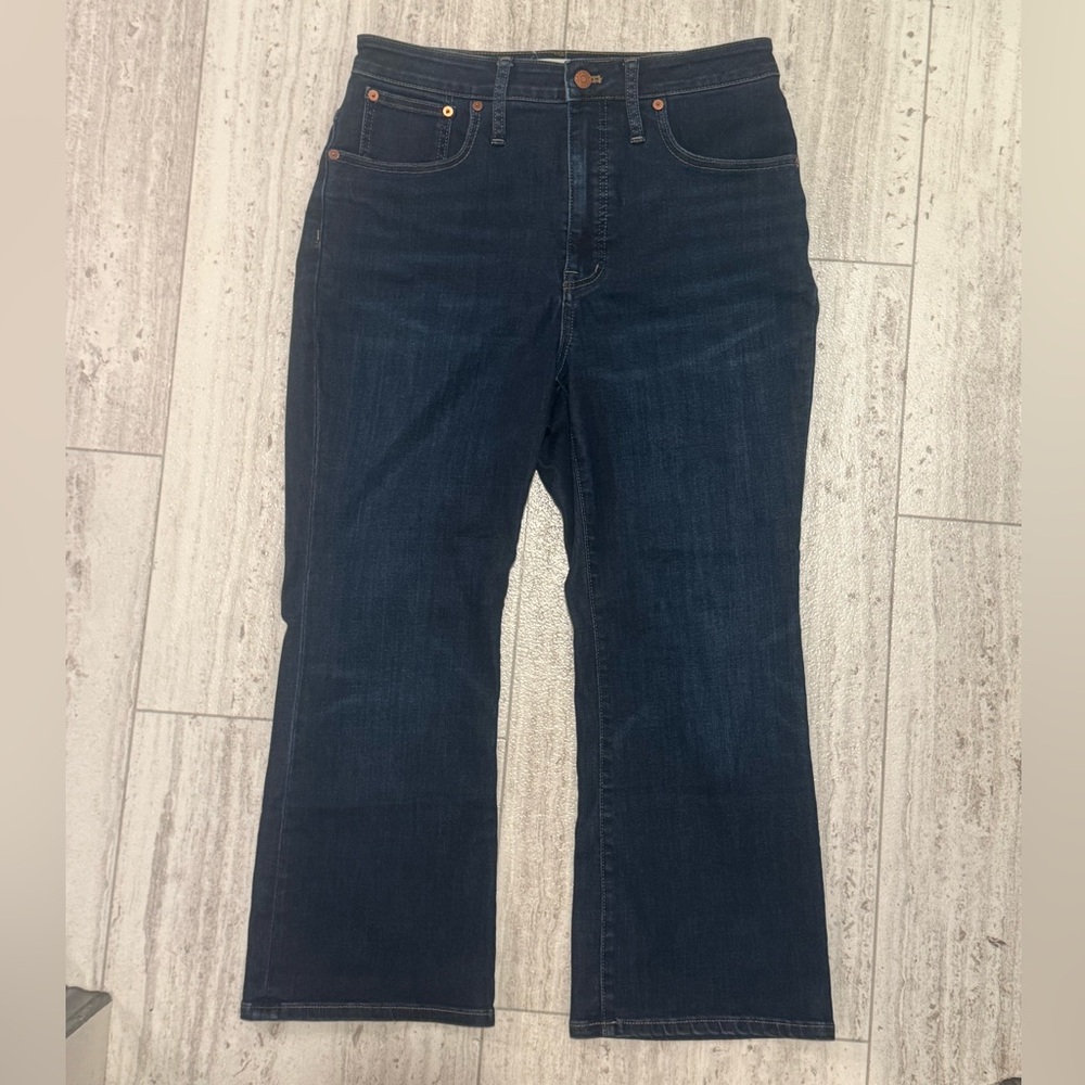 Madewell Dark Wash Bootcut Jeans Womens Size 30P Classic Denim Flare